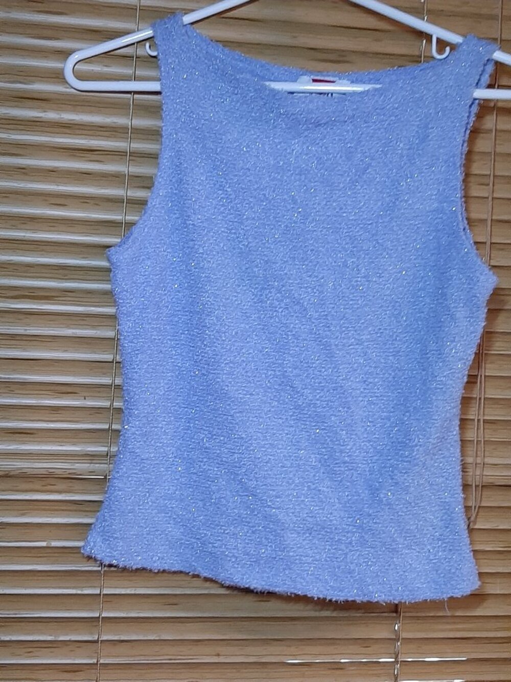 Sparkly light blue tank by Venus, extra small
